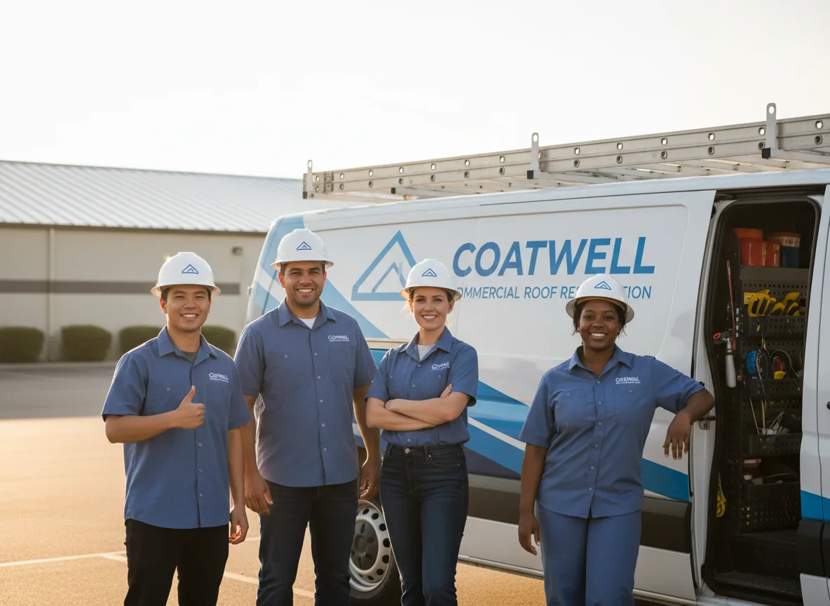 Commercial roof coating company in Hester, LA